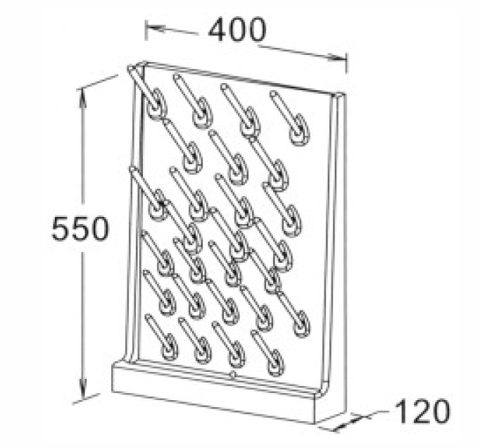 YL 2403 小單面(mian)滴水架