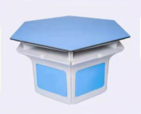 YL-0801-六(liu)邊形實驗桌-實驗(yàn)室配件